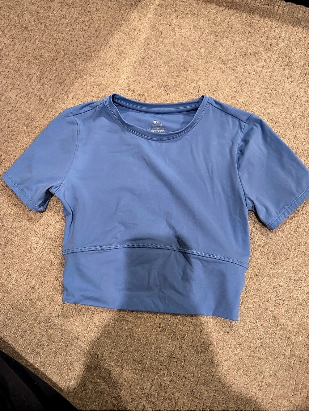 Joy Lab Short Sleeve Top in Blue Size XS Like New